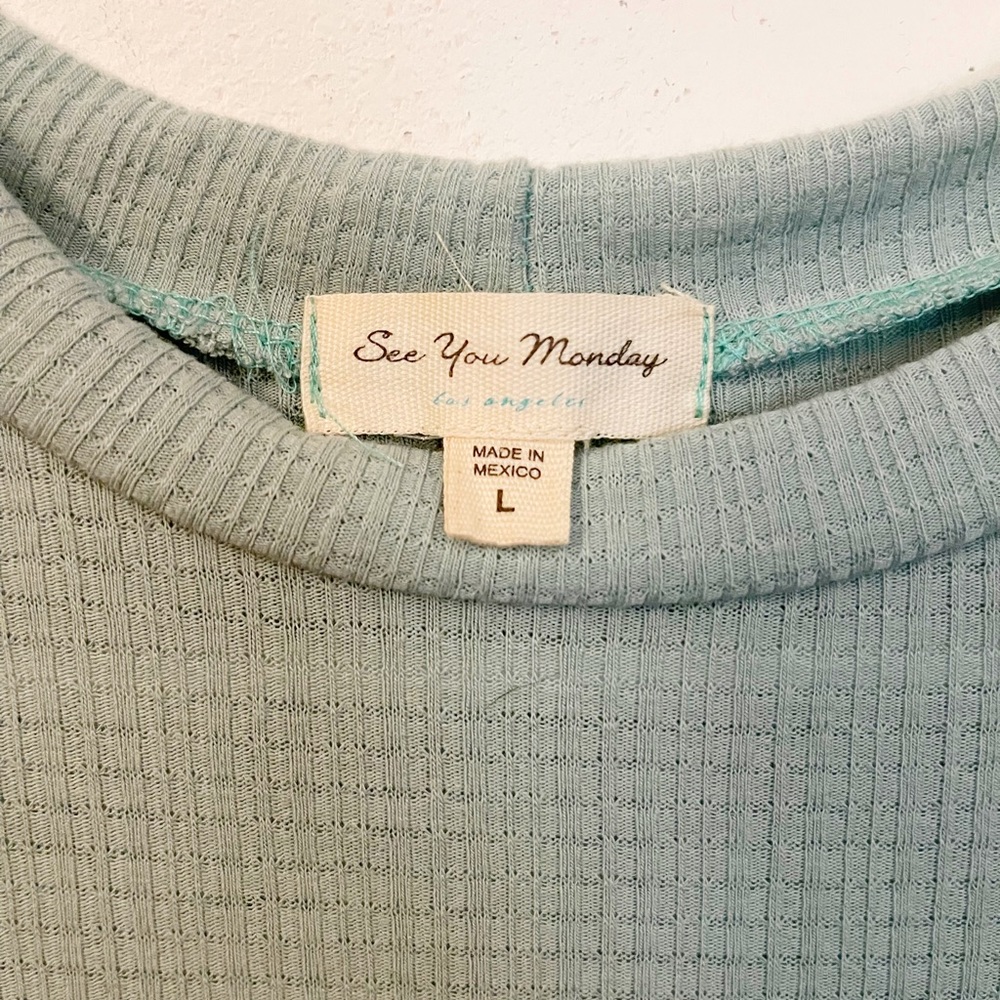 Look gorgeous in this mint green baby doll dress! - Picture 2 of 2